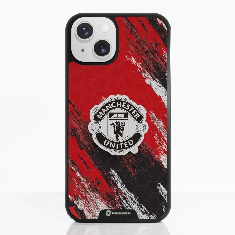 Manchester United Official 3D Phone Case Design black shield - Image 8