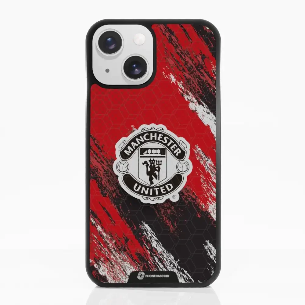 Manchester United Official 3D Phone Case Design black shield - Image 9