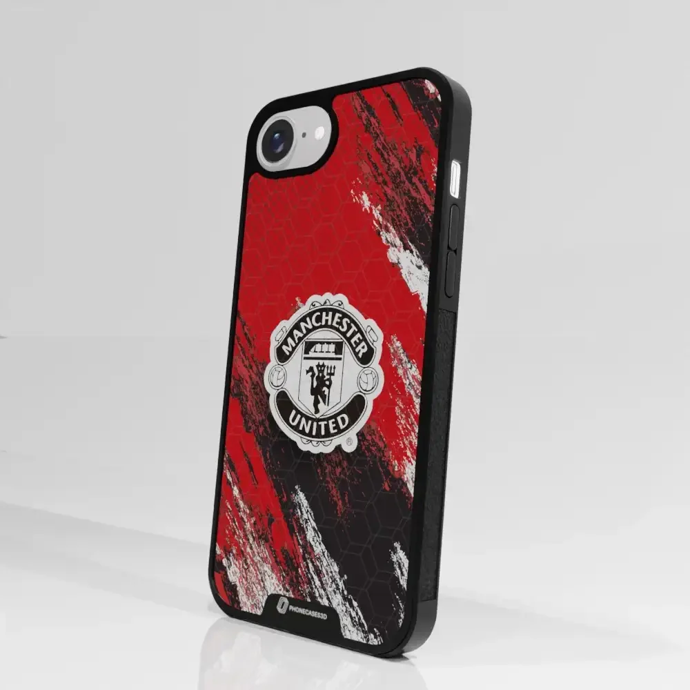 Manchester United Official 3D Phone Case Design black shield - Image 91