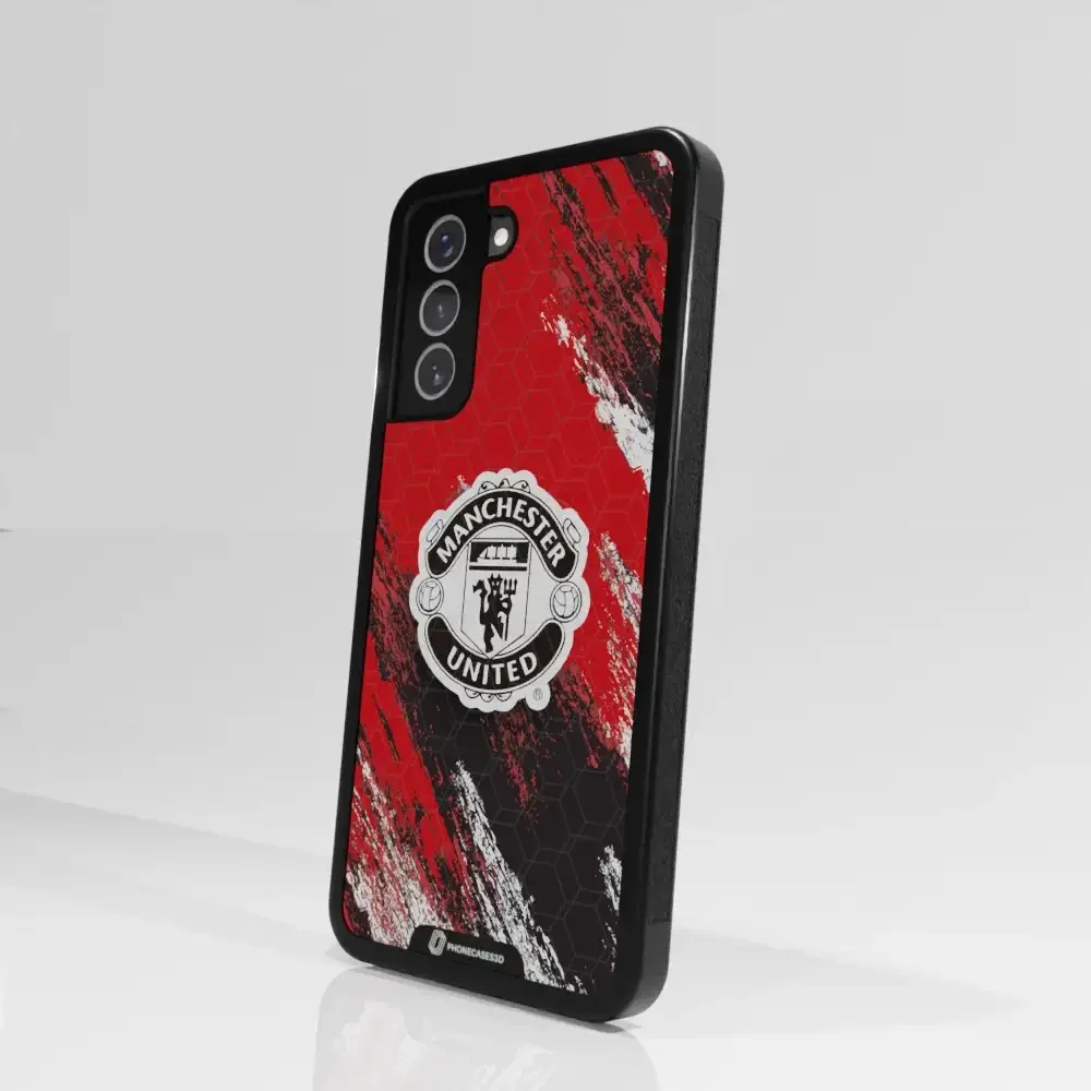 Manchester United Official 3D Phone Case Design black shield - Image 95