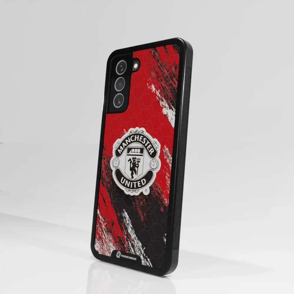 Manchester United Official 3D Phone Case Design black shield - Image 96