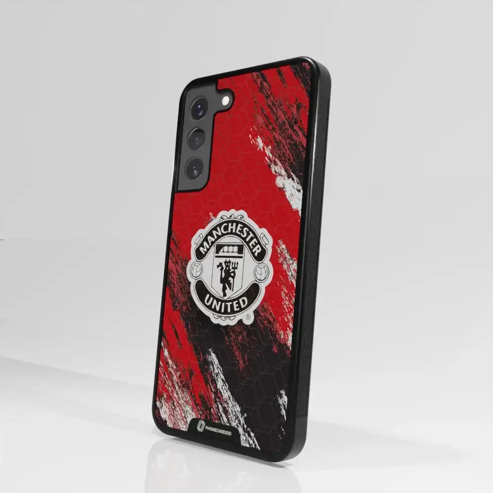 Manchester United Official 3D Phone Case Design black shield - Image 99