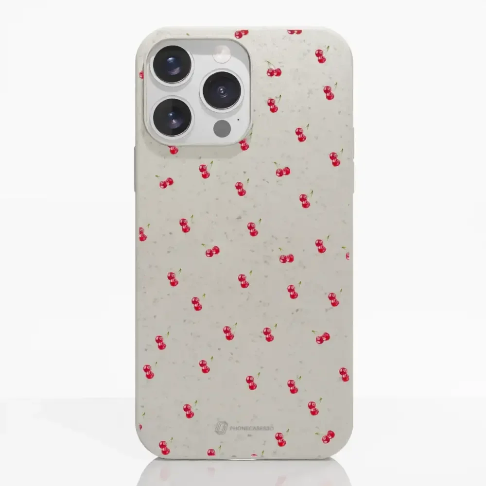 Martine Halvorsen Official Compostable Phone Case Design Cherries - Image 13