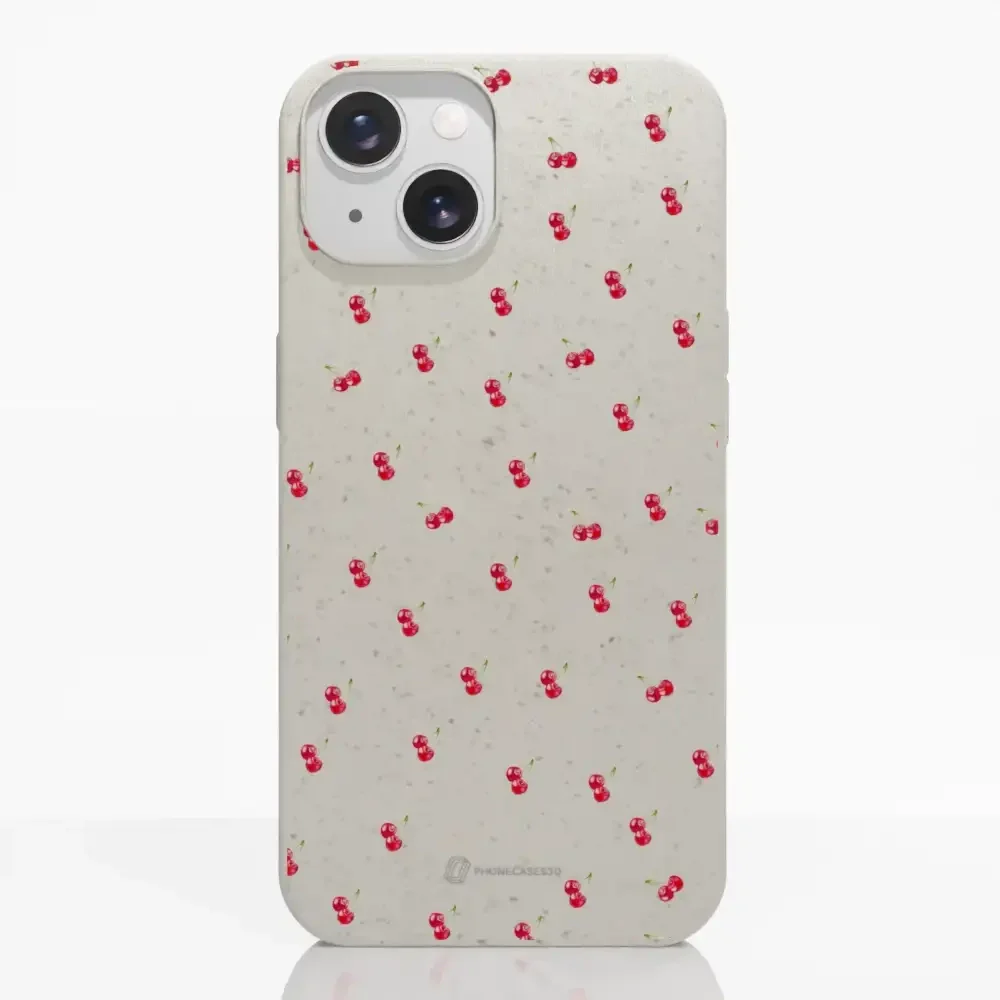 Martine Halvorsen Official Compostable Phone Case Design Cherries - Image 14