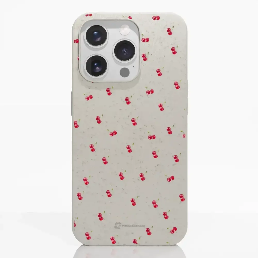 Martine Halvorsen Official Compostable Phone Case Design Cherries - Image 16