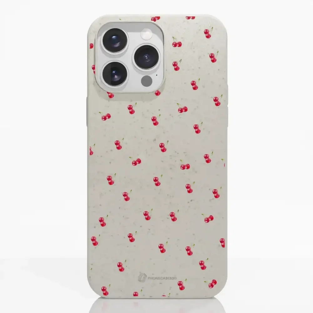 Martine Halvorsen Official Compostable Phone Case Design Cherries - Image 17