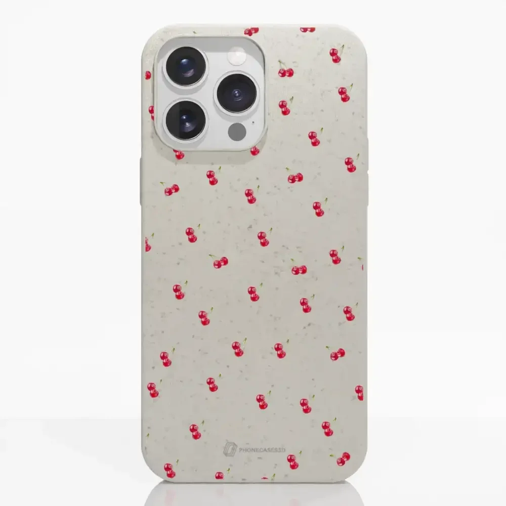 Martine Halvorsen Official Compostable Phone Case Design Cherries - Image 22