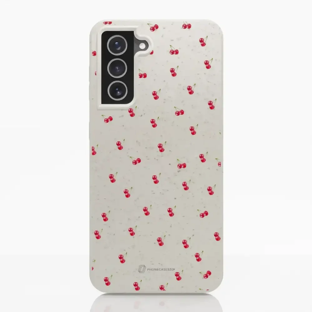 Martine Halvorsen Official Compostable Phone Case Design Cherries - Image 24