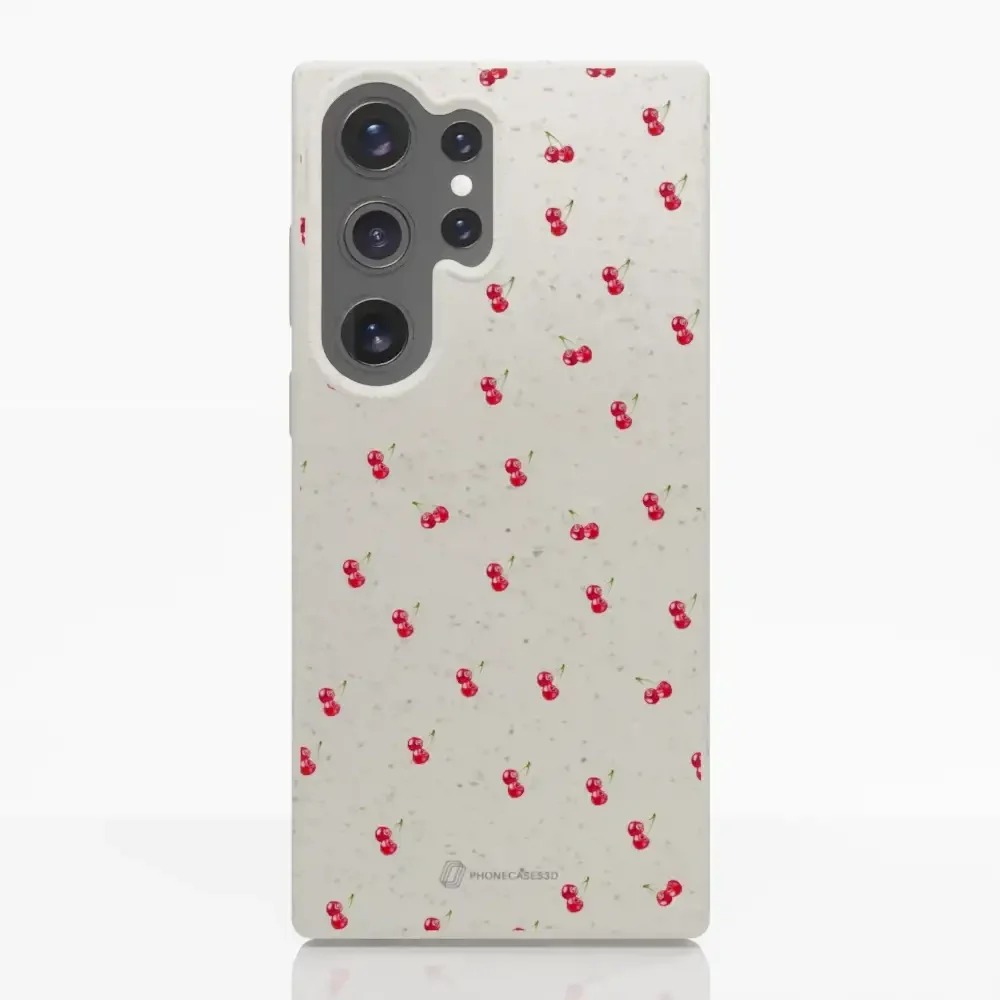 Martine Halvorsen Official Compostable Phone Case Design Cherries - Image 32