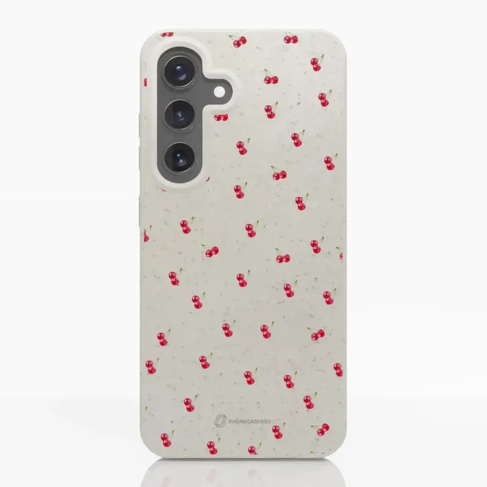 Martine Halvorsen Official Compostable Phone Case Design Cherries - Image 33