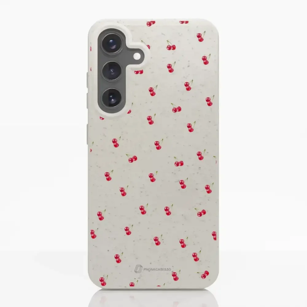 Martine Halvorsen Official Compostable Phone Case Design Cherries - Image 34