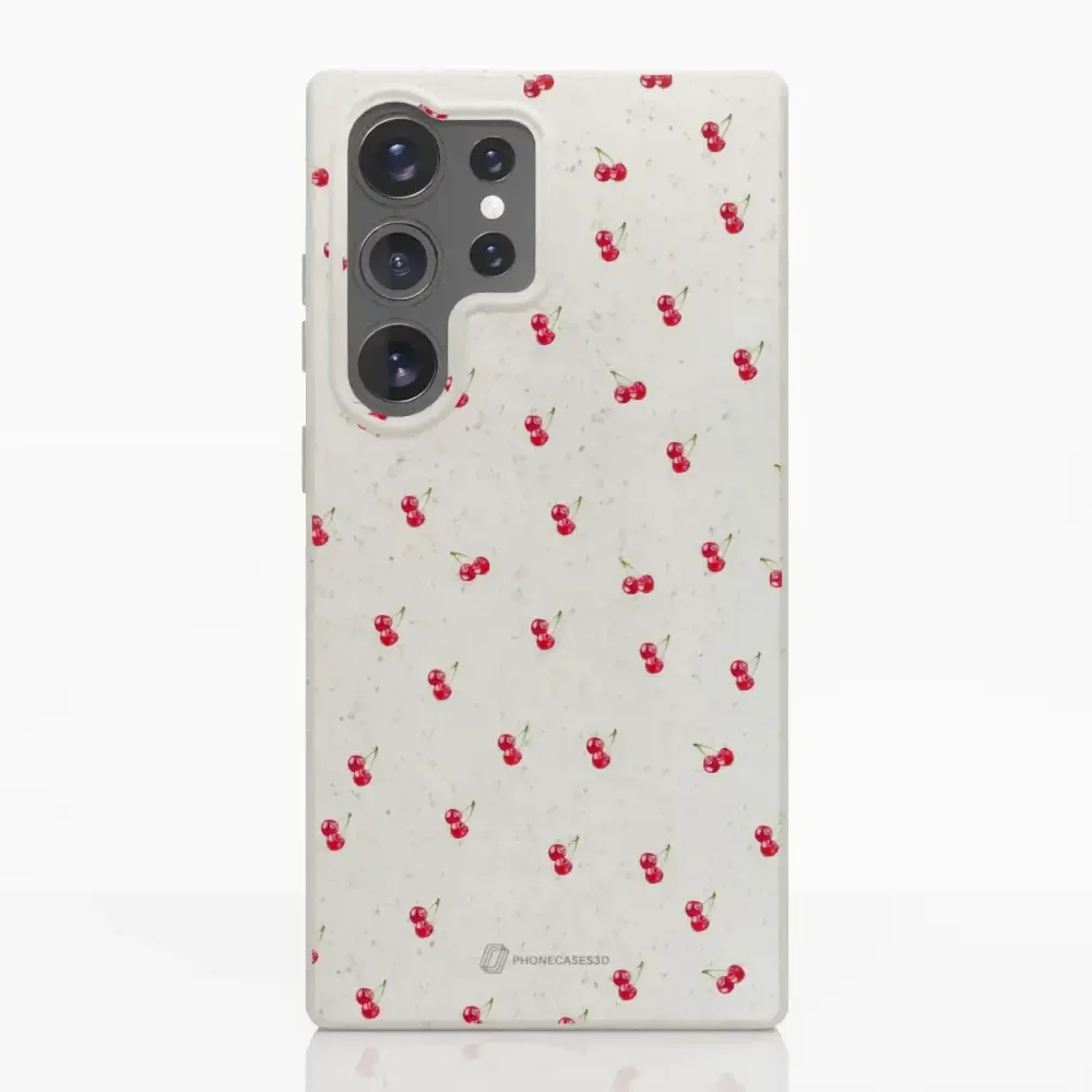 Martine Halvorsen Official Compostable Phone Case Design Cherries - Image 35
