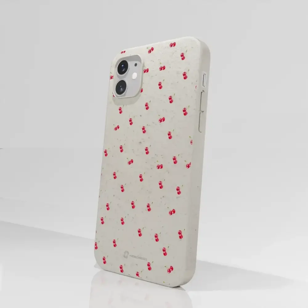 Martine Halvorsen Official Compostable Phone Case Design Cherries - Image 45