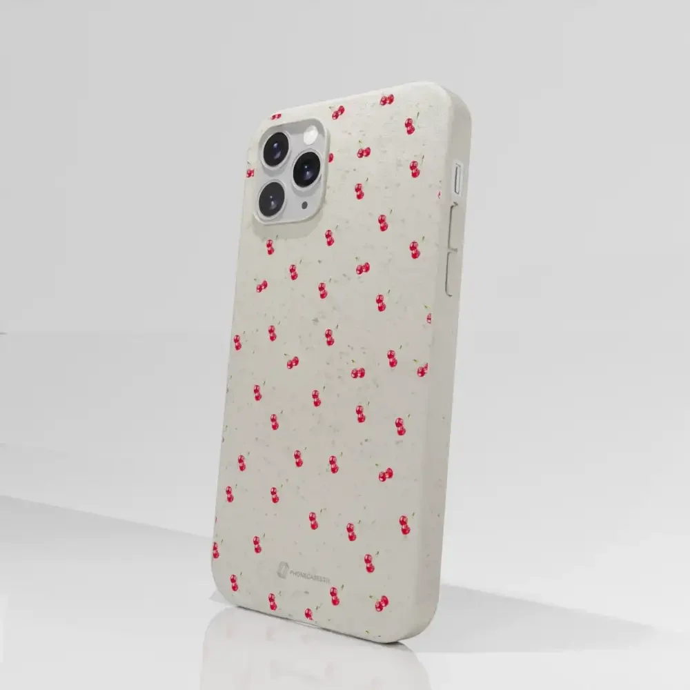 Martine Halvorsen Official Compostable Phone Case Design Cherries - Image 46