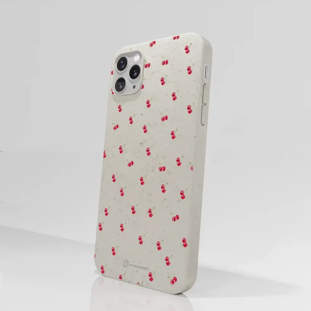 Martine Halvorsen Official Compostable Phone Case Design Cherries - Image 47