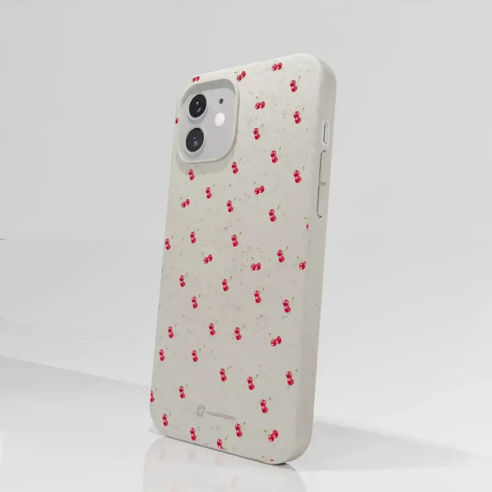 Martine Halvorsen Official Compostable Phone Case Design Cherries - Image 48