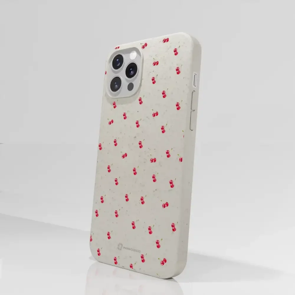 Martine Halvorsen Official Compostable Phone Case Design Cherries - Image 49