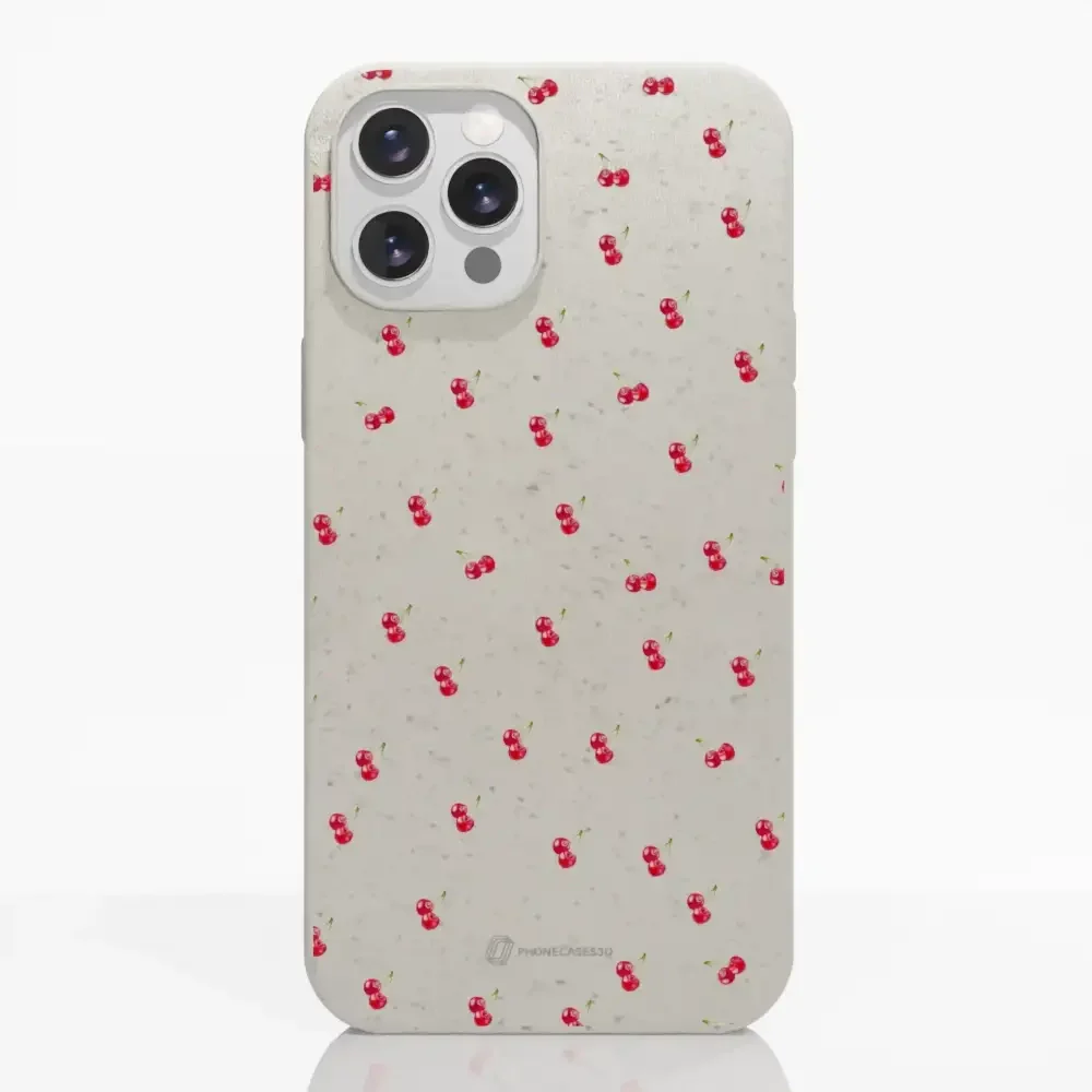 Martine Halvorsen Official Compostable Phone Case Design Cherries - Image 5