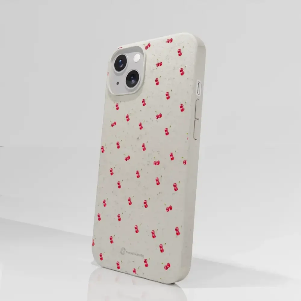 Martine Halvorsen Official Compostable Phone Case Design Cherries - Image 51