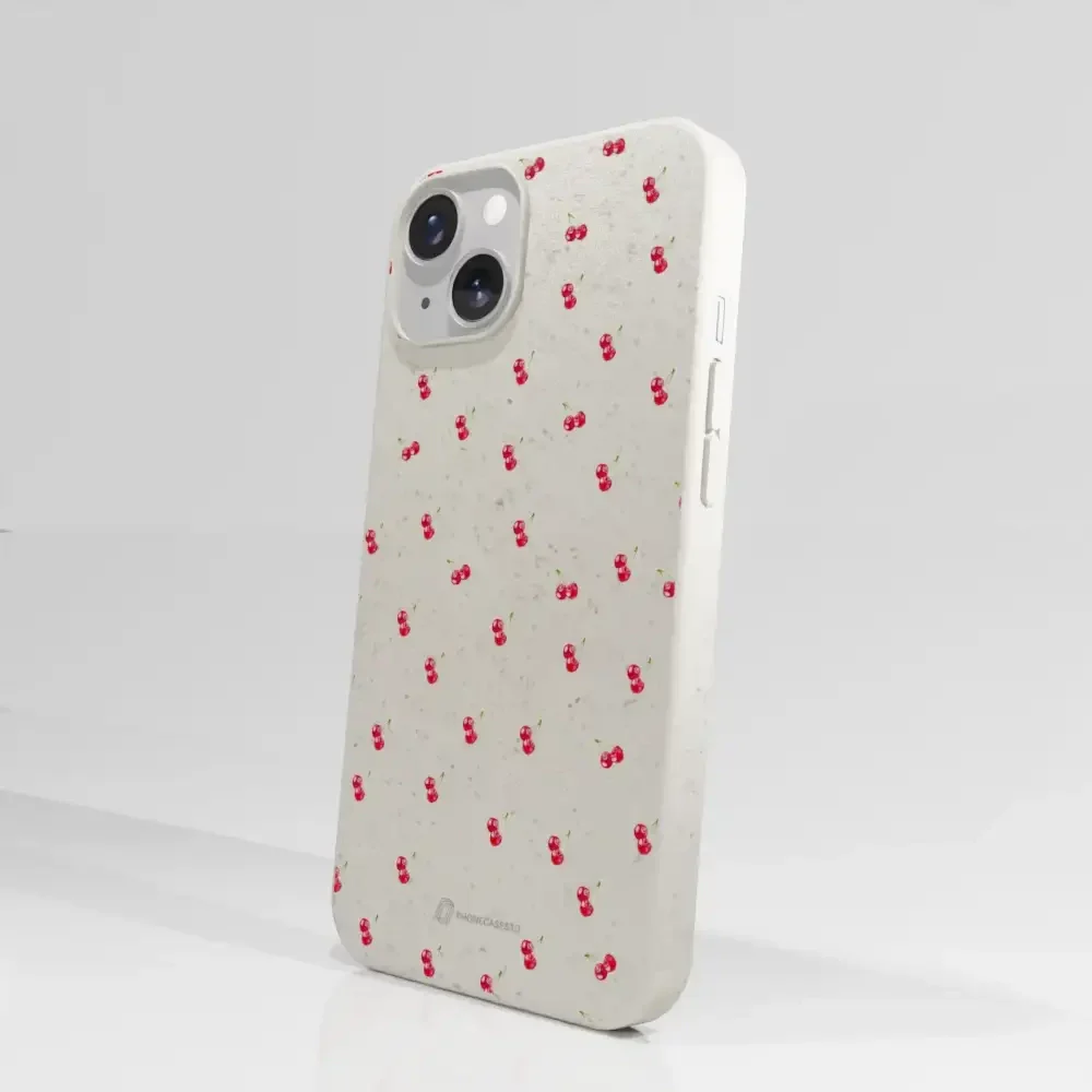 Martine Halvorsen Official Compostable Phone Case Design Cherries - Image 54