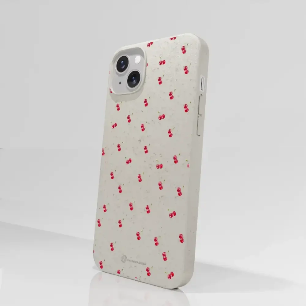 Martine Halvorsen Official Compostable Phone Case Design Cherries - Image 55