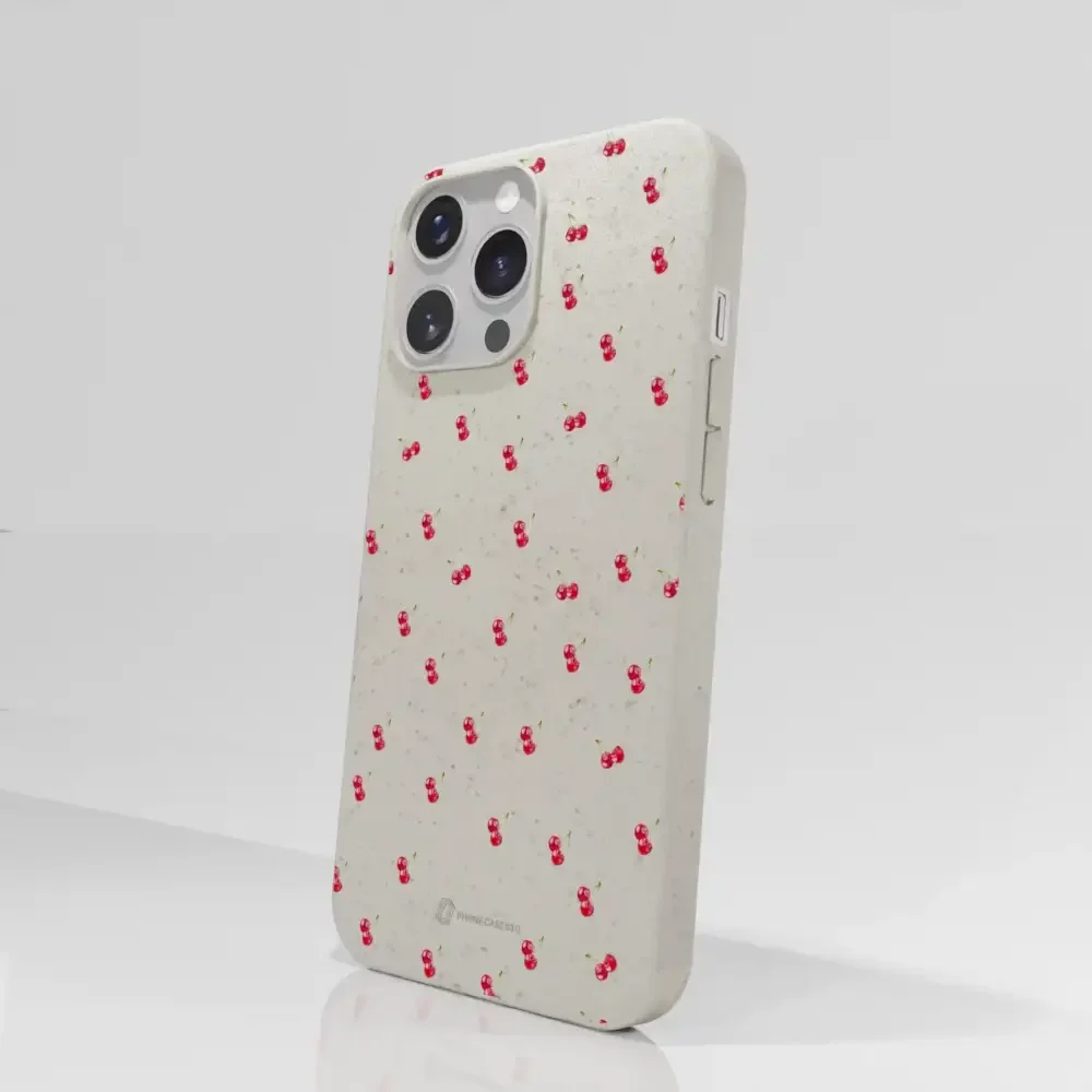 Martine Halvorsen Official Compostable Phone Case Design Cherries - Image 56