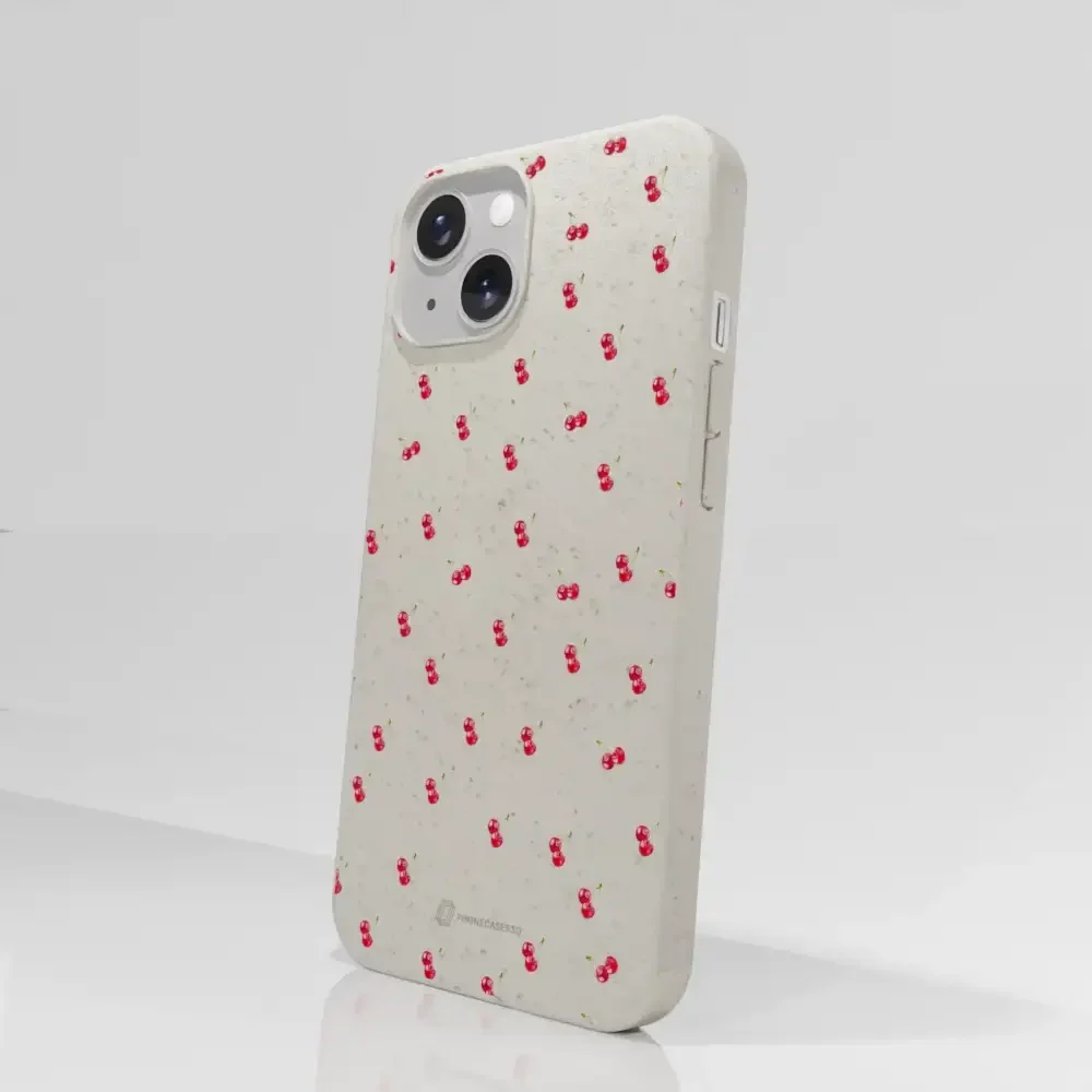 Martine Halvorsen Official Compostable Phone Case Design Cherries - Image 58