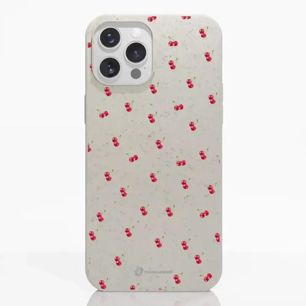 Martine Halvorsen Official Compostable Phone Case Design Cherries - Image 6