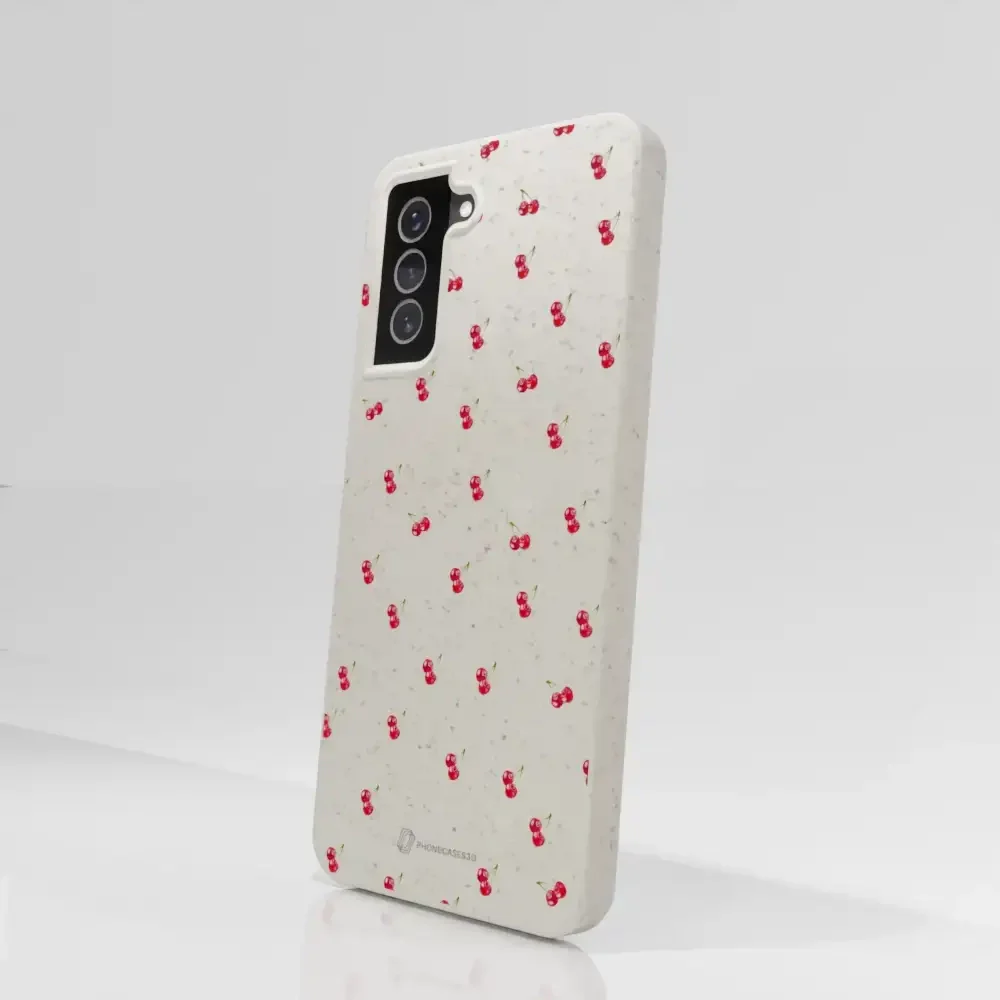 Martine Halvorsen Official Compostable Phone Case Design Cherries - Image 68