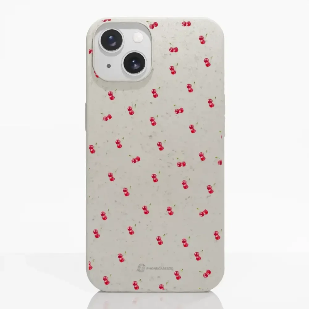 Martine Halvorsen Official Compostable Phone Case Design Cherries - Image 7