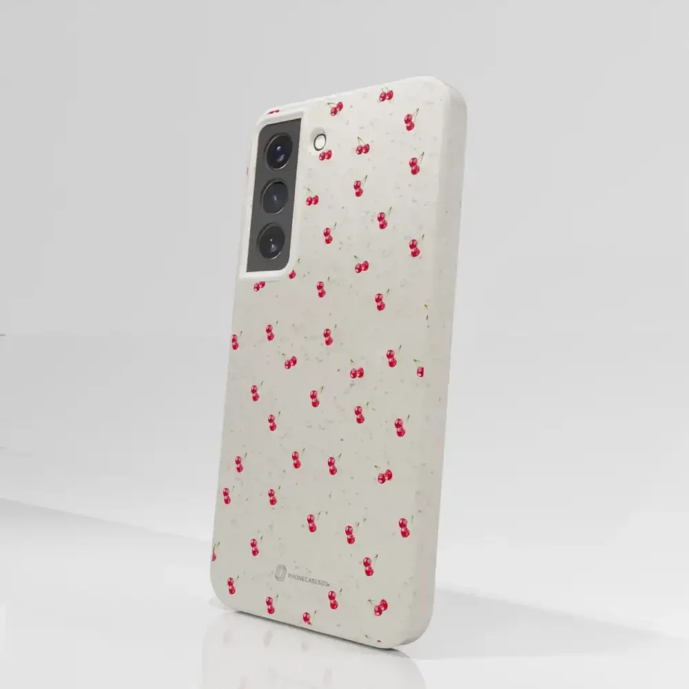Martine Halvorsen Official Compostable Phone Case Design Cherries - Image 70