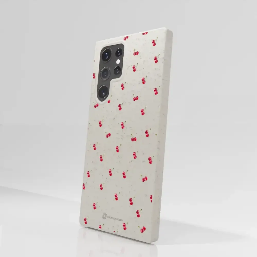 Martine Halvorsen Official Compostable Phone Case Design Cherries - Image 72