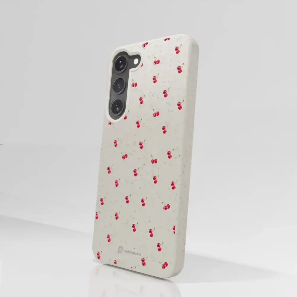 Martine Halvorsen Official Compostable Phone Case Design Cherries - Image 74