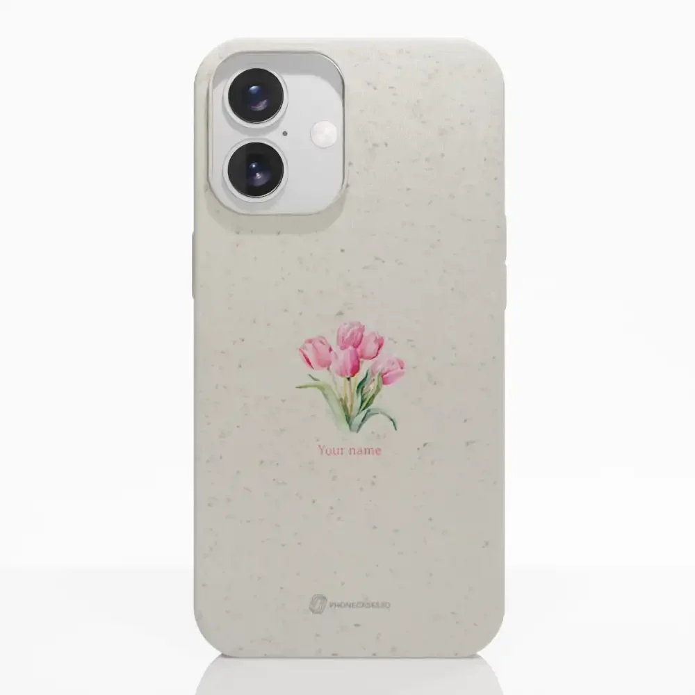 Martine Halvorsen Official Compostable Phone Case Design Tulips + Name - Image 18