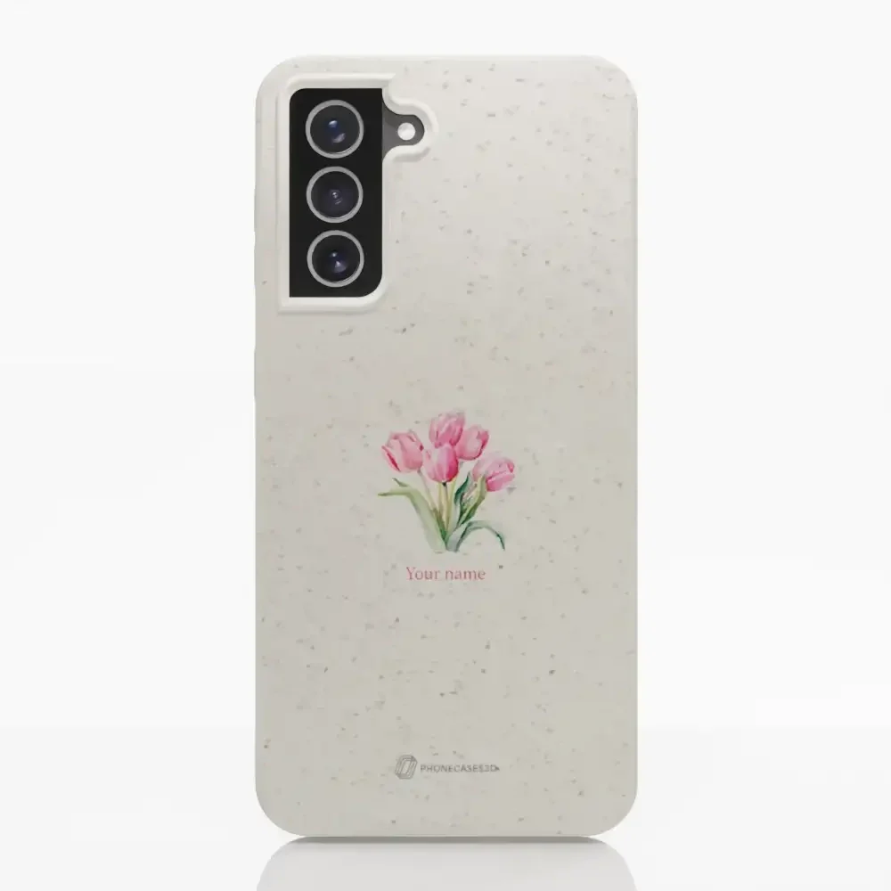 Martine Halvorsen Official Compostable Phone Case Design Tulips + Name - Image 24