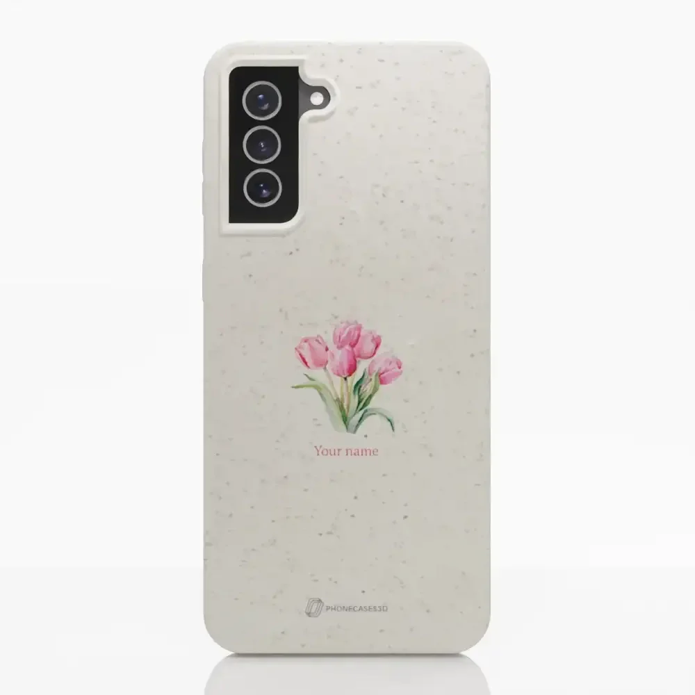 Martine Halvorsen Official Compostable Phone Case Design Tulips + Name - Image 25