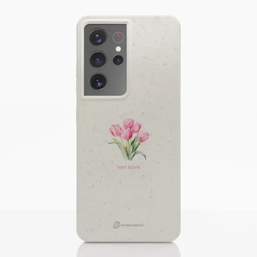 Martine Halvorsen Official Compostable Phone Case Design Tulips + Name - Image 26