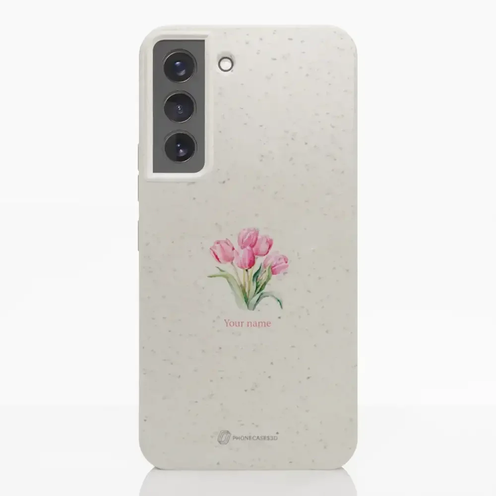 Martine Halvorsen Official Compostable Phone Case Design Tulips + Name - Image 28