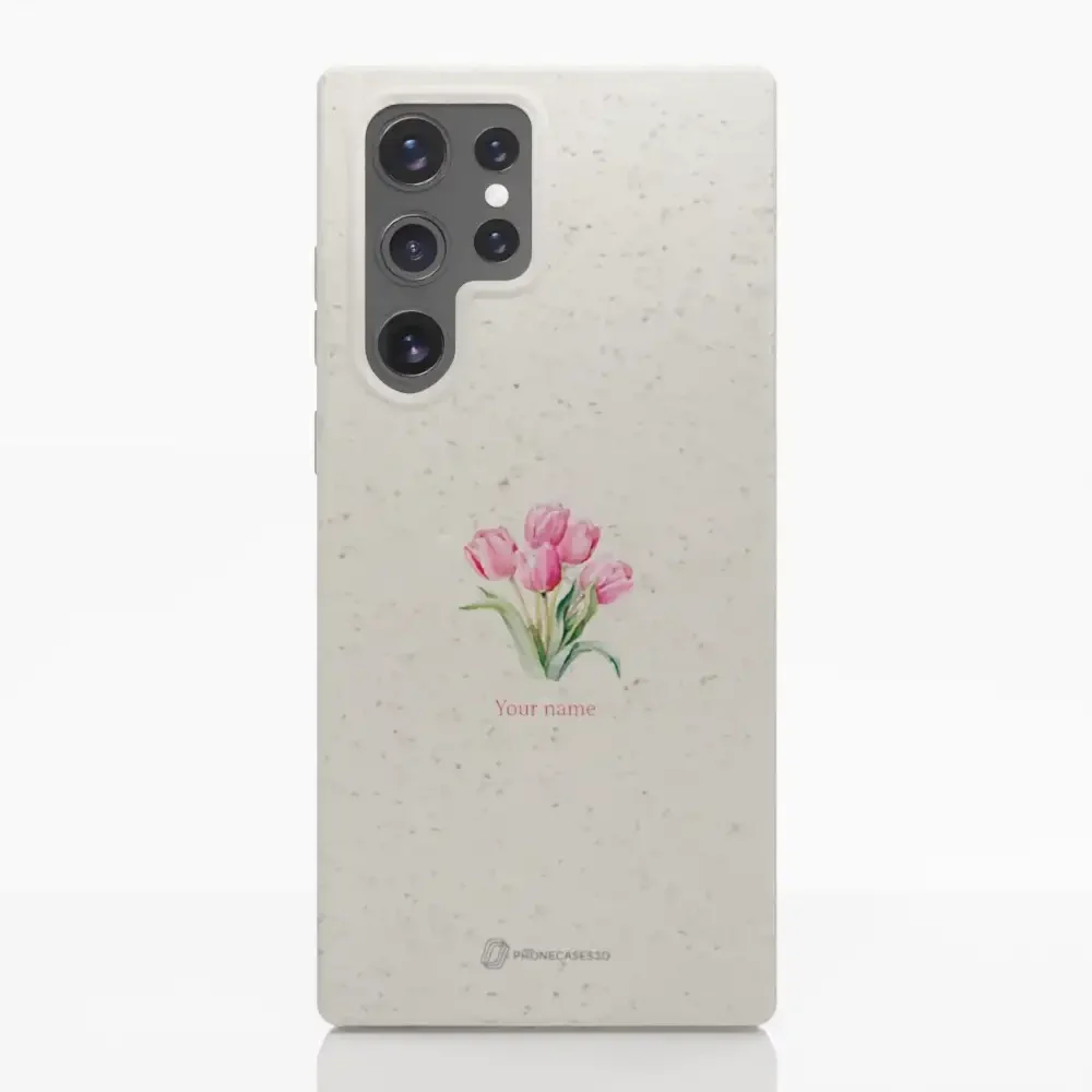 Martine Halvorsen Official Compostable Phone Case Design Tulips + Name - Image 29