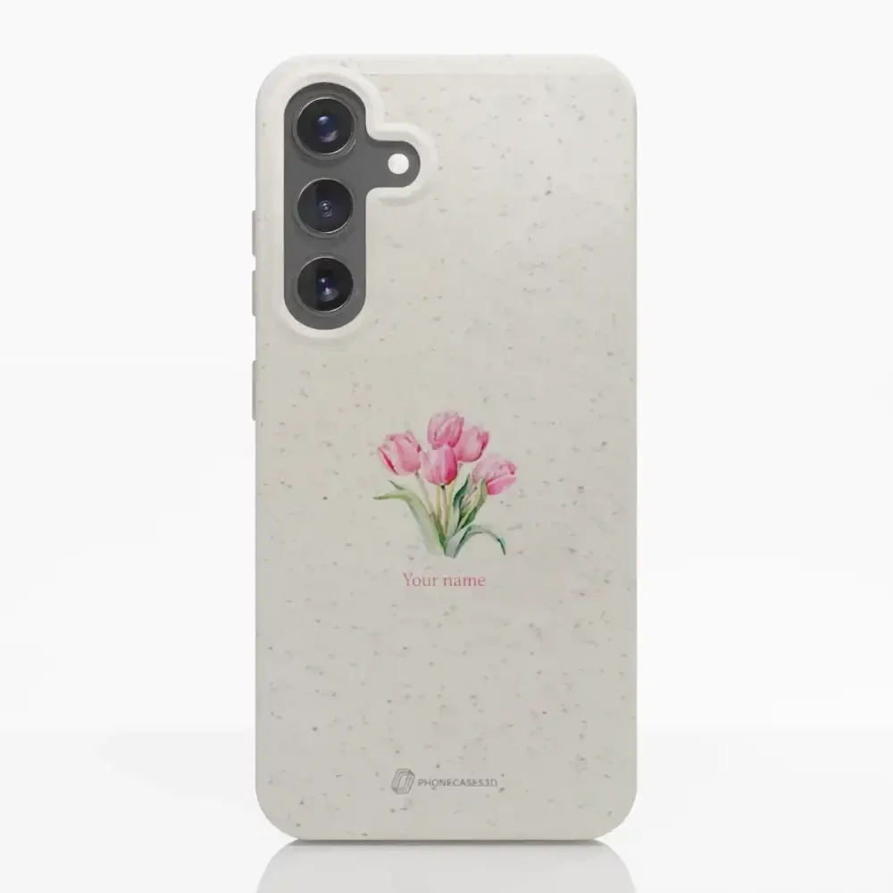 Martine Halvorsen Official Compostable Phone Case Design Tulips + Name - Image 34