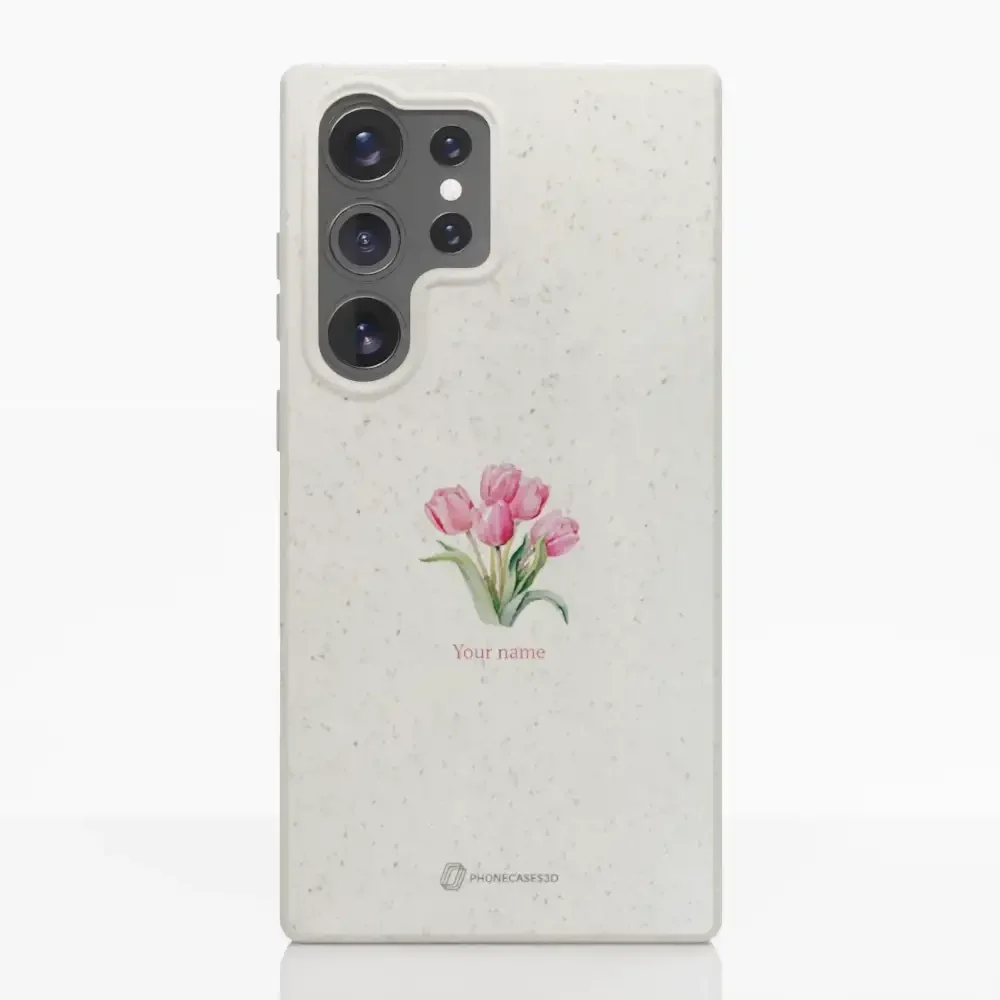 Martine Halvorsen Official Compostable Phone Case Design Tulips + Name - Image 35