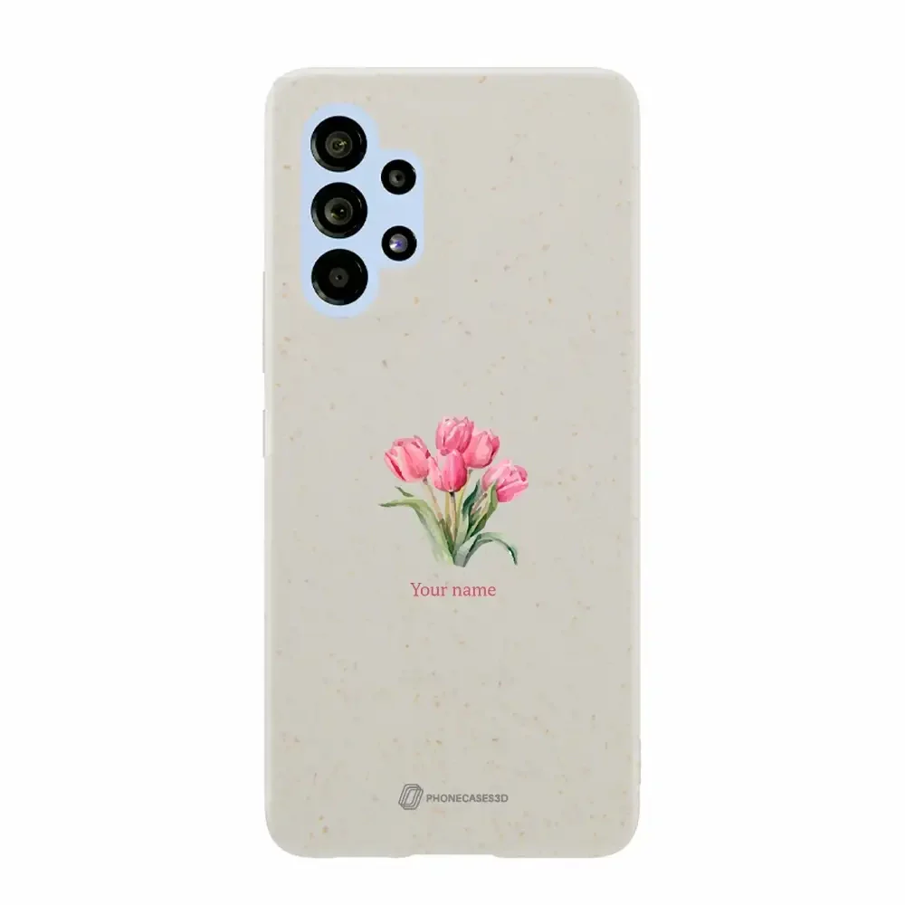 Martine Halvorsen Official Compostable Phone Case Design Tulips + Name - Image 43