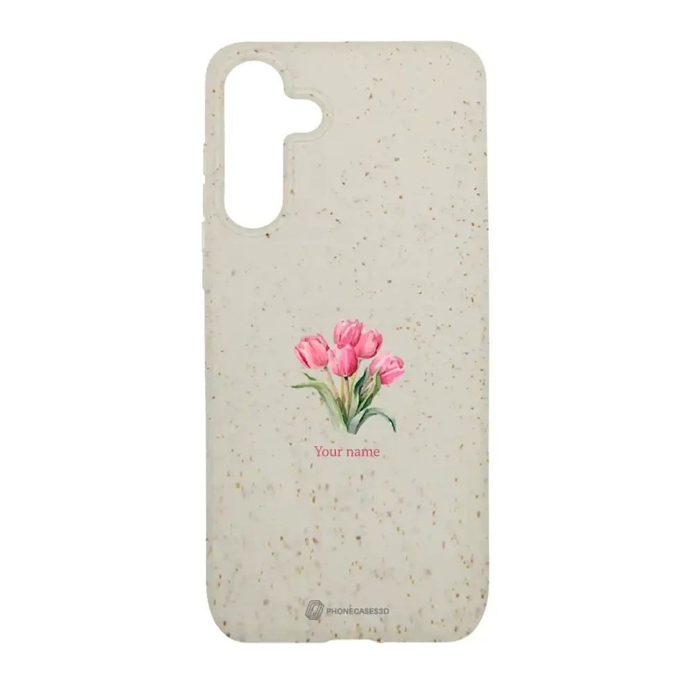 Martine Halvorsen Official Compostable Phone Case Design Tulips + Name - Image 44
