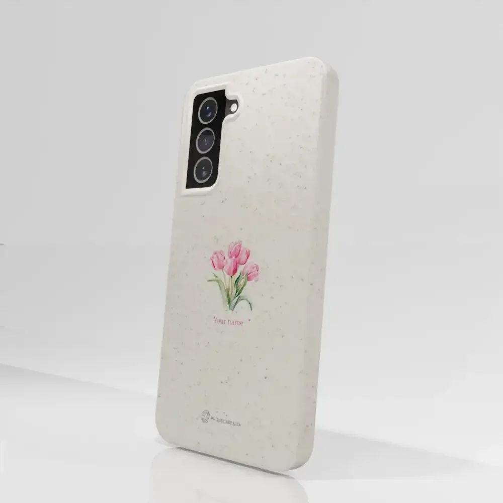 Martine Halvorsen Official Compostable Phone Case Design Tulips + Name - Image 67