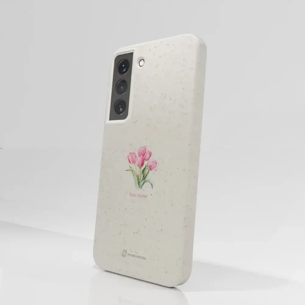 Martine Halvorsen Official Compostable Phone Case Design Tulips + Name - Image 70