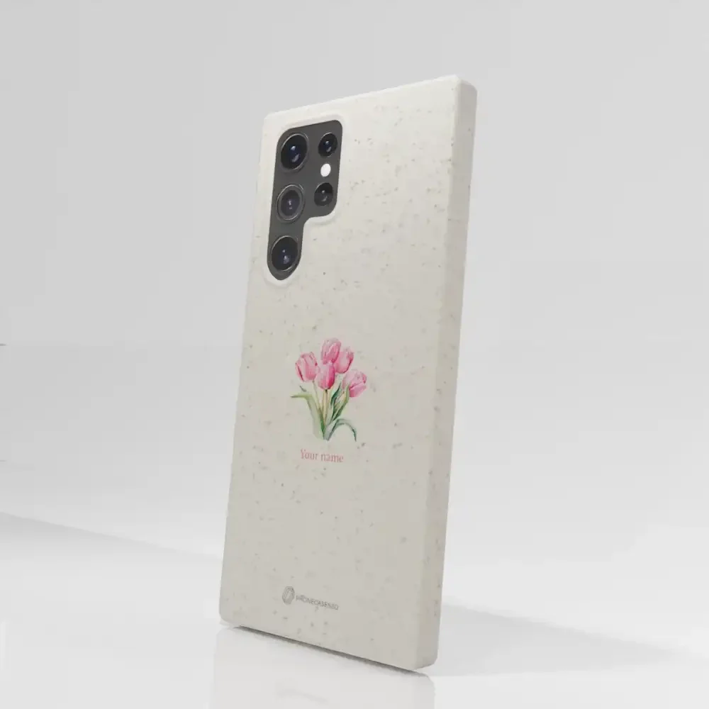 Martine Halvorsen Official Compostable Phone Case Design Tulips + Name - Image 72