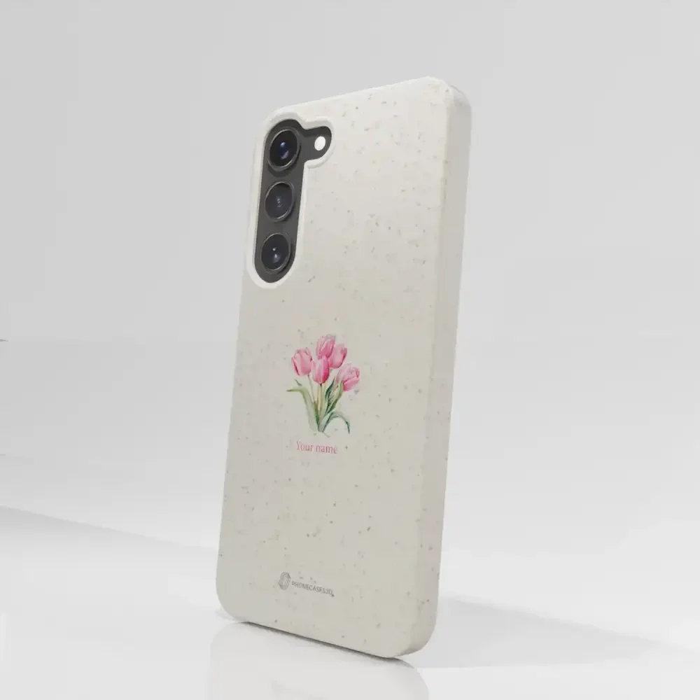 Martine Halvorsen Official Compostable Phone Case Design Tulips + Name - Image 73