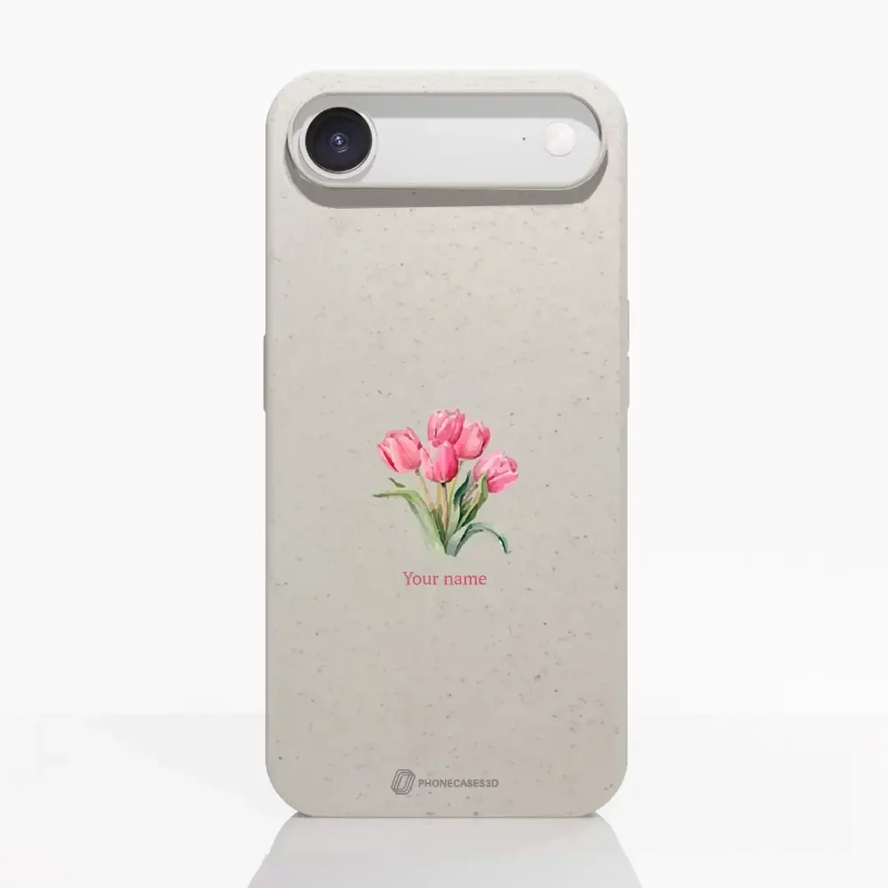 Martine Halvorsen Official Compostable Phone Case Design Tulips + Name - Image 85