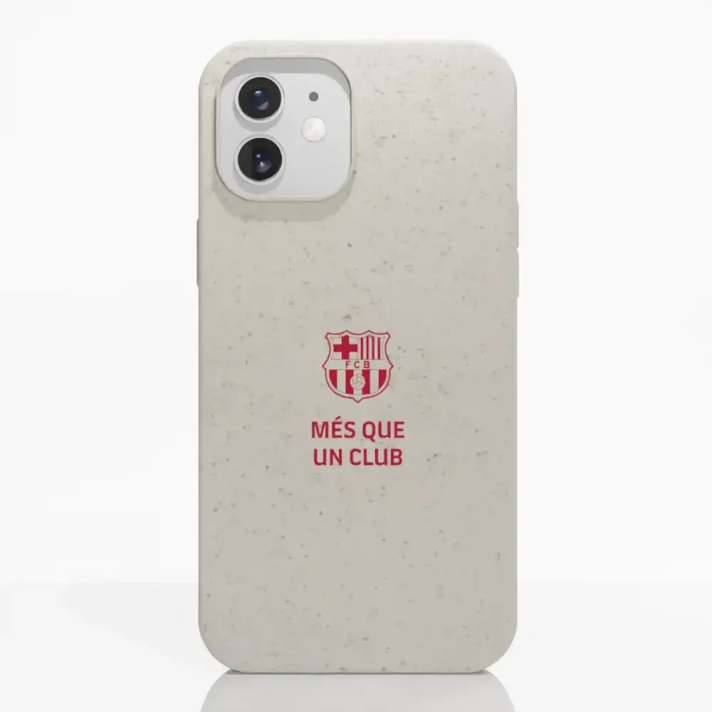 Official FC Barcelona Compostable Phone Case "Més que un Club" Red - Image 4