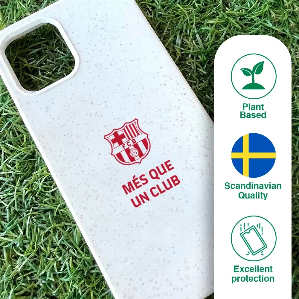Official FC Barcelona Compostable Phone Case "Més que un Club" Red - Image 83